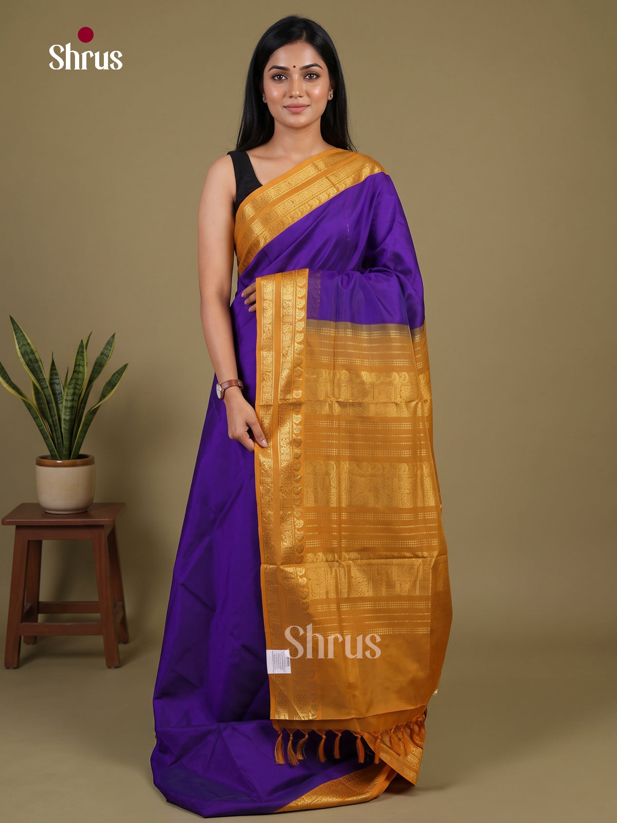 Silkcotton-halfpure Saree - EH28266