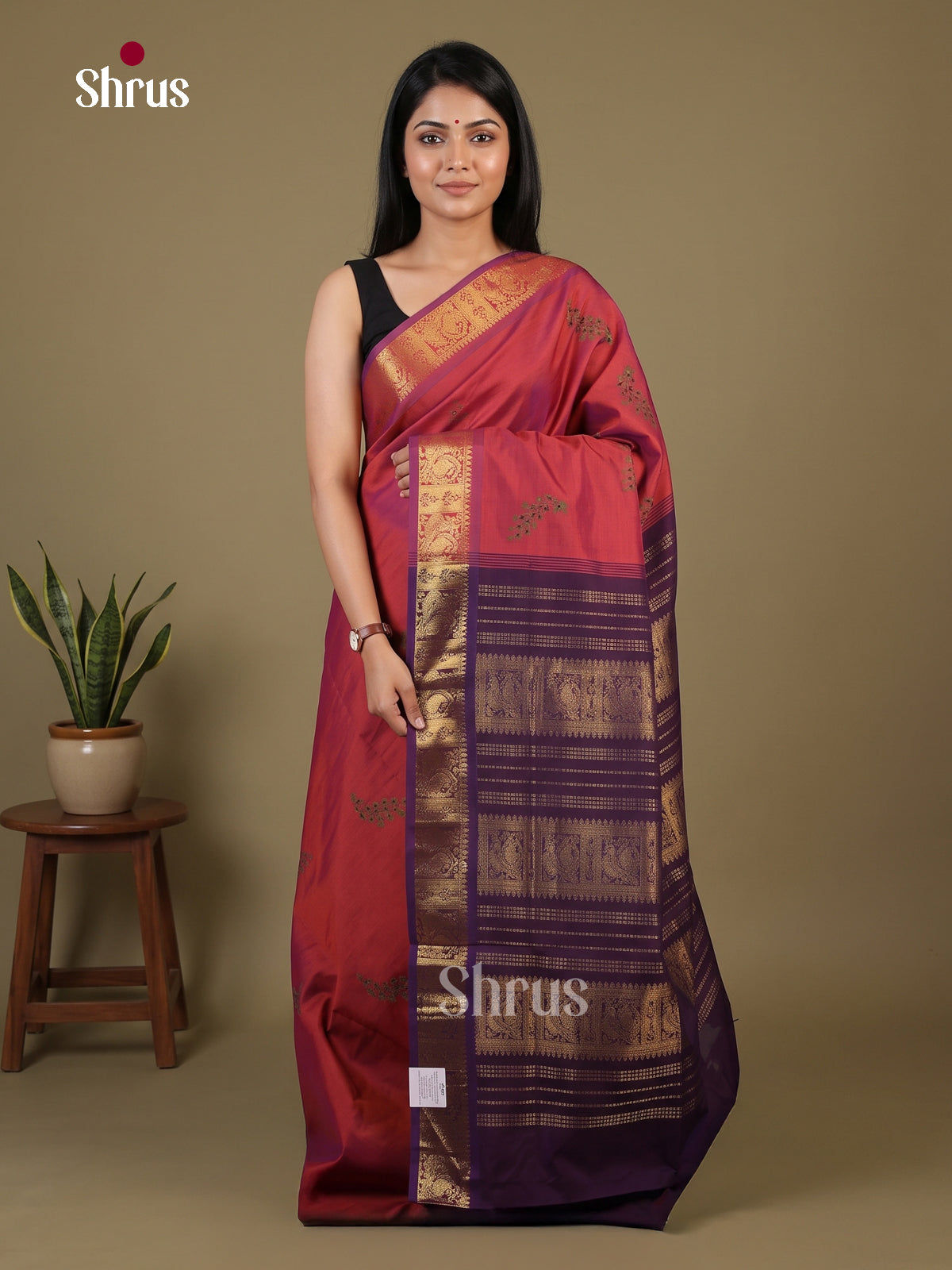Silkcotton-halfpure Saree - EH28293