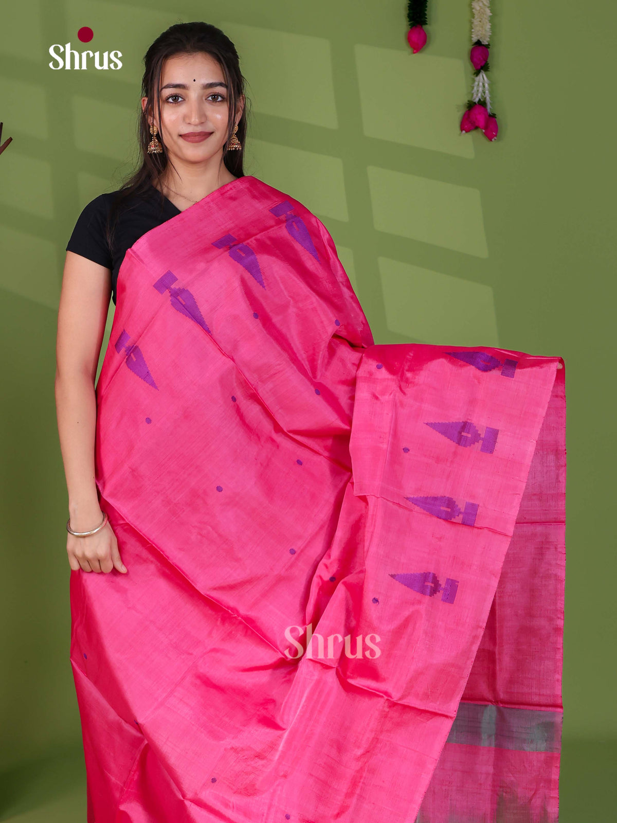 Banana Pith Saree - EH29008