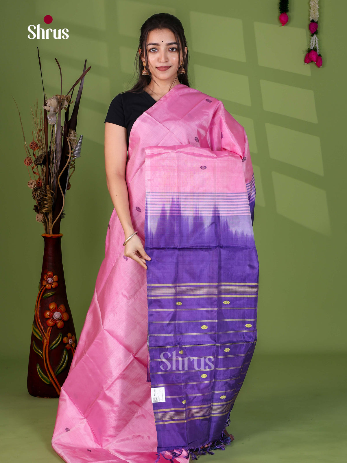 Banana Pith Saree - EH29016
