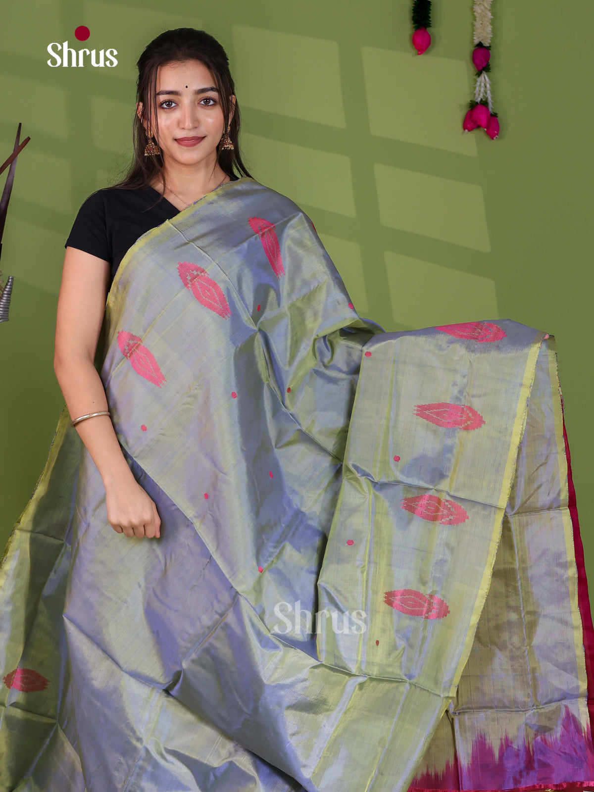 Banana Pith Saree - EH29017