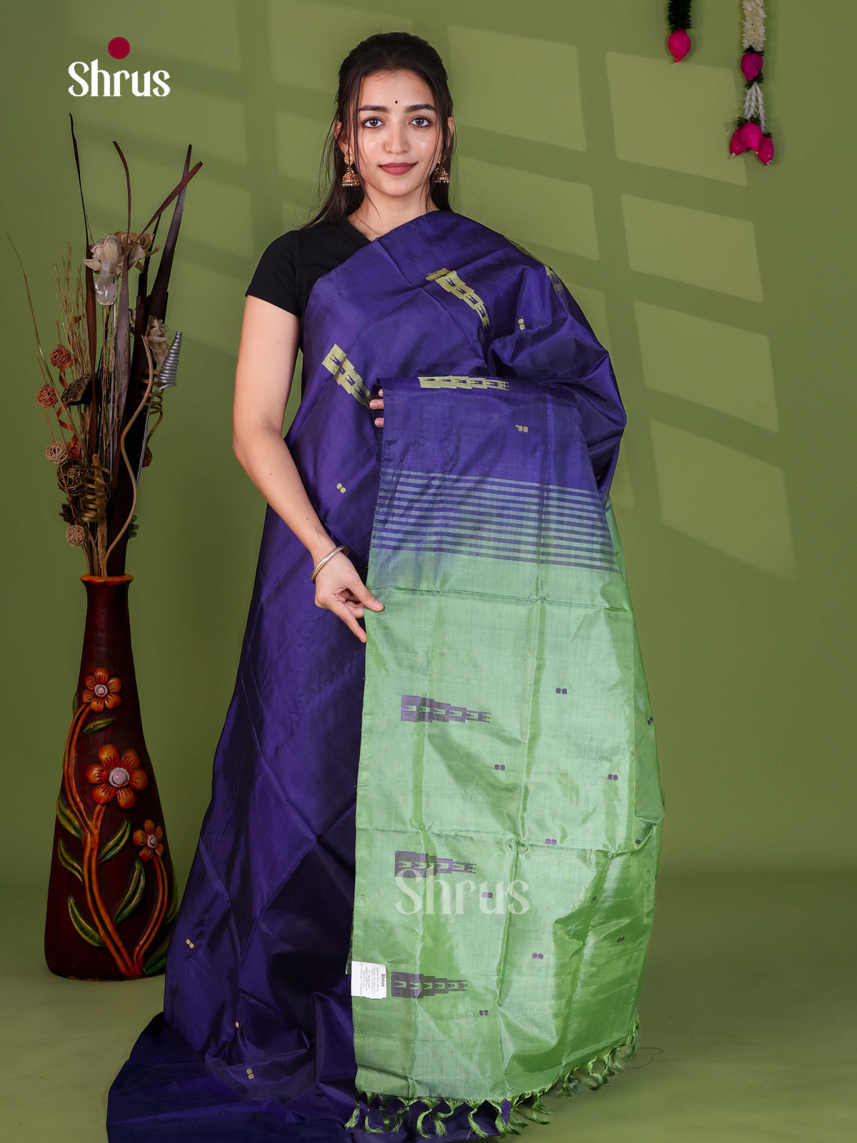 Banana Pith Saree - EH29026