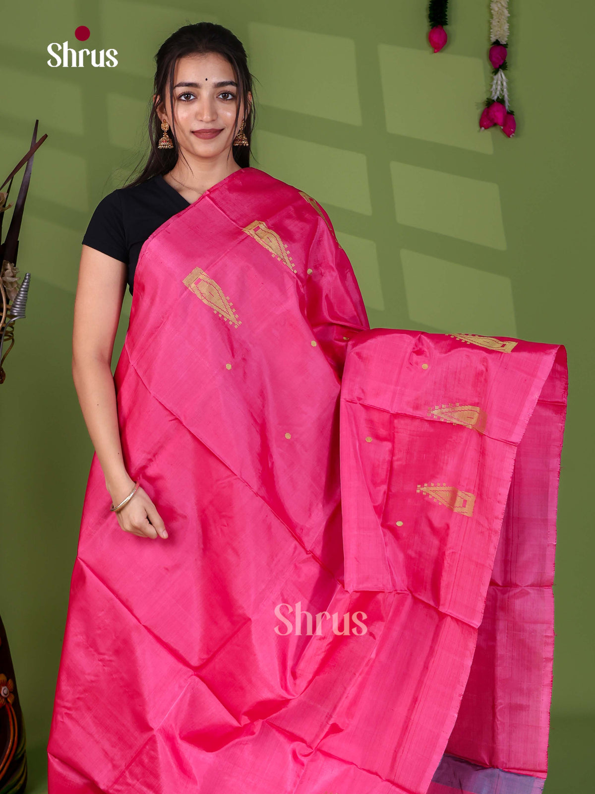 Banana Pith Saree - EH29027