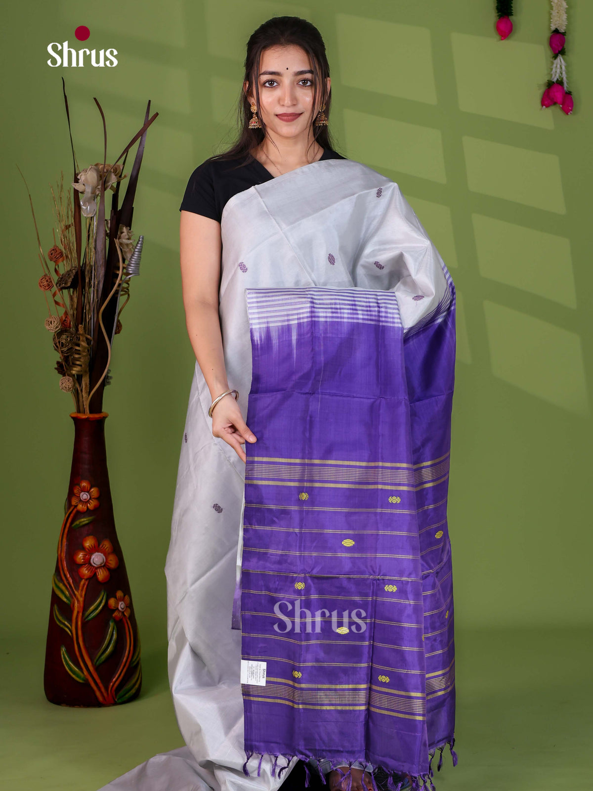 Banana Pith Saree - EH29031