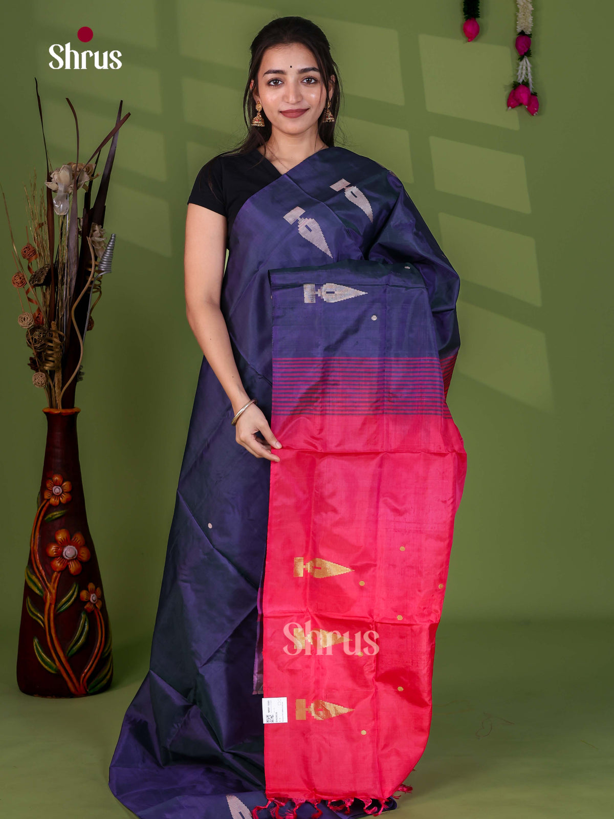 Banana Pith Saree - EH29036