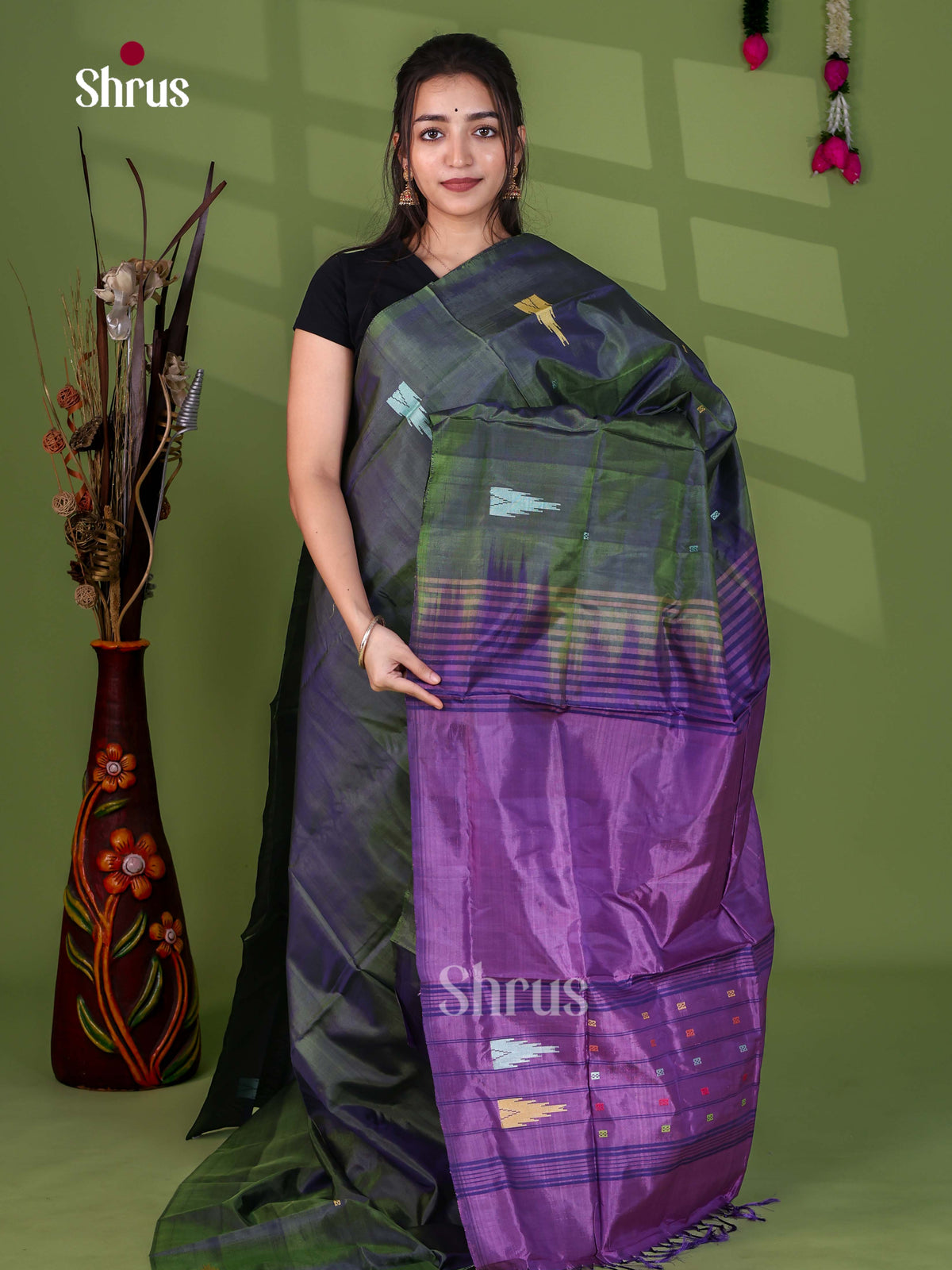 Banana Pith Saree - EH29038