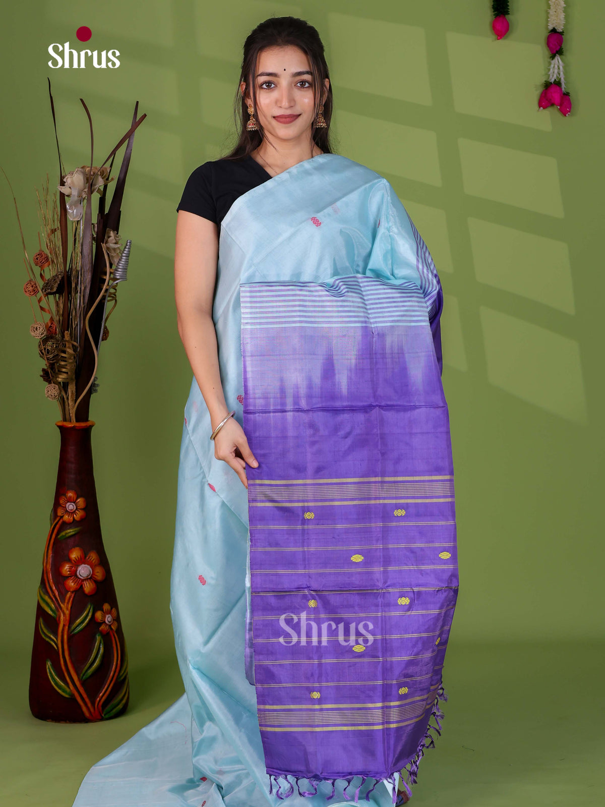 Banana Pith Saree - EH29039