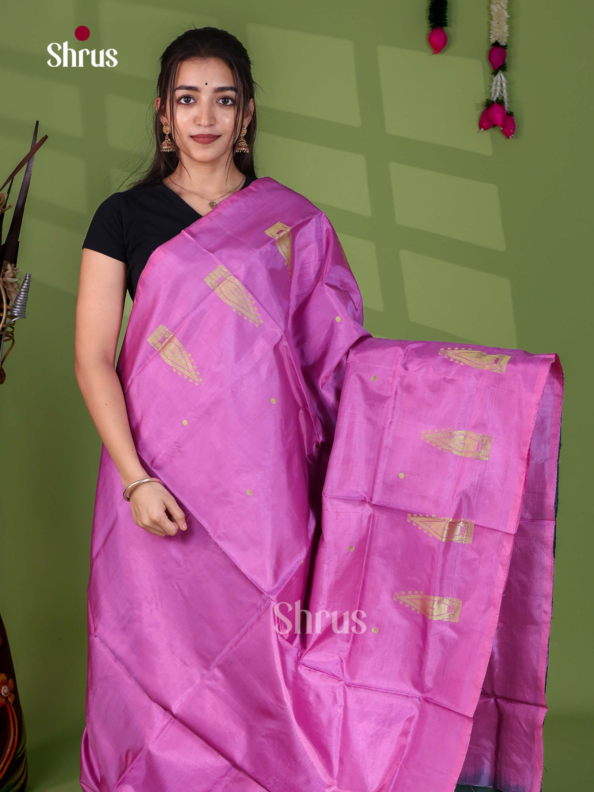 Banana Pith Saree - EH29042