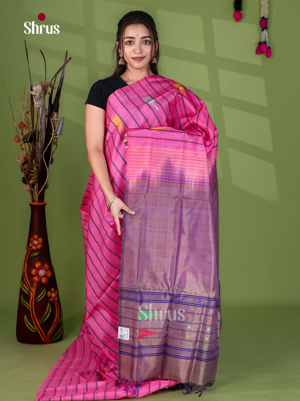Banana Pith Saree - EH29043