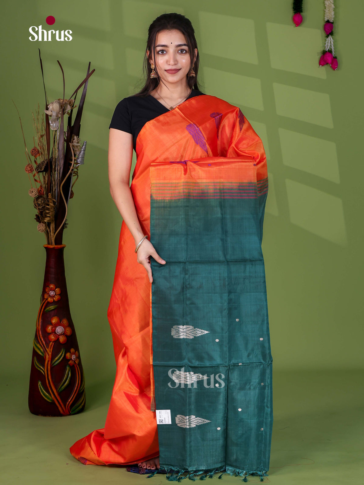 Banana Pith Saree - EH29059