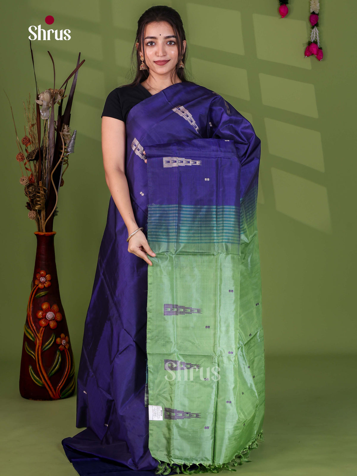Banana Pith Saree - EH29067