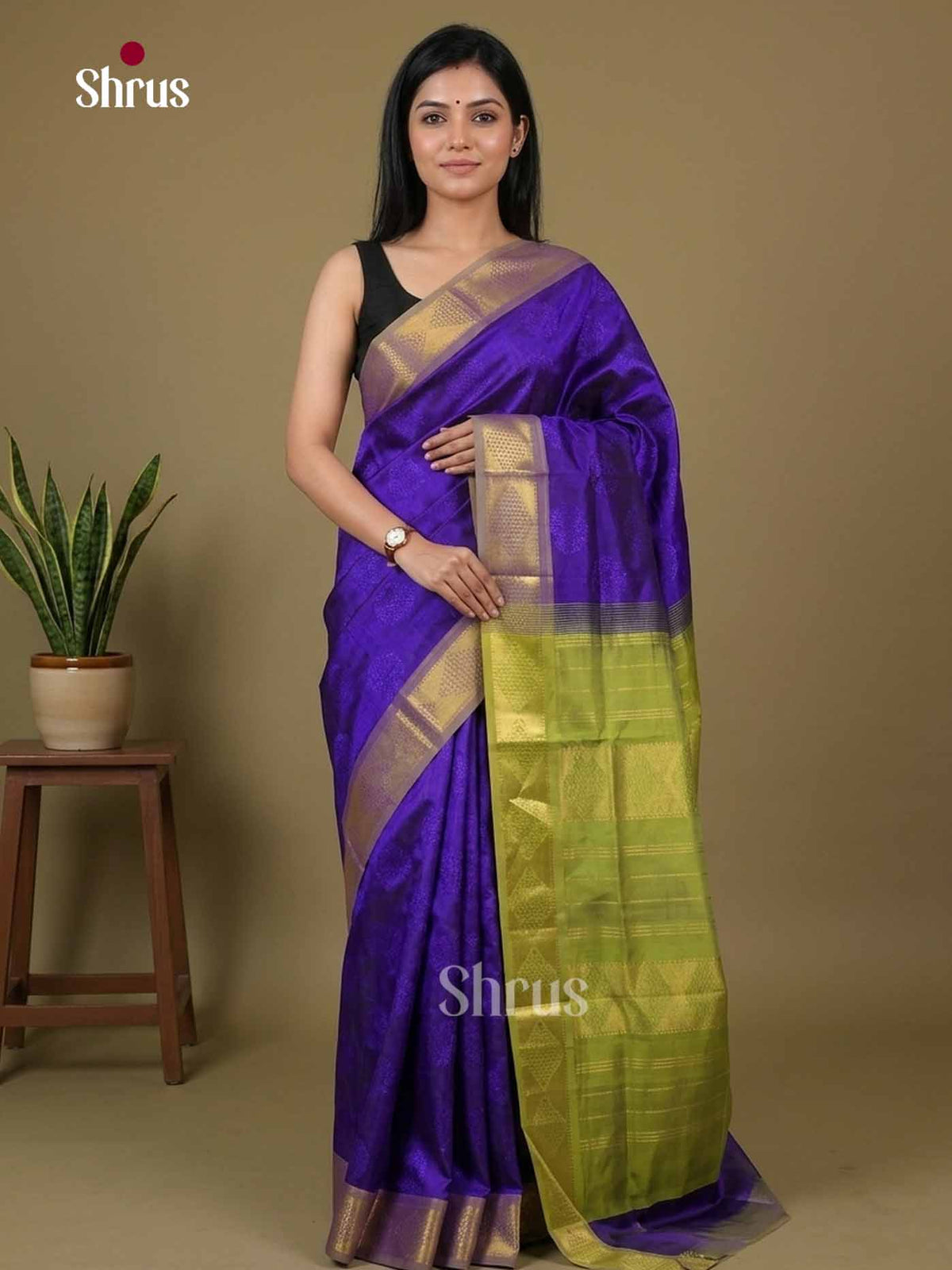 Silk Cotton Saree - EI01002