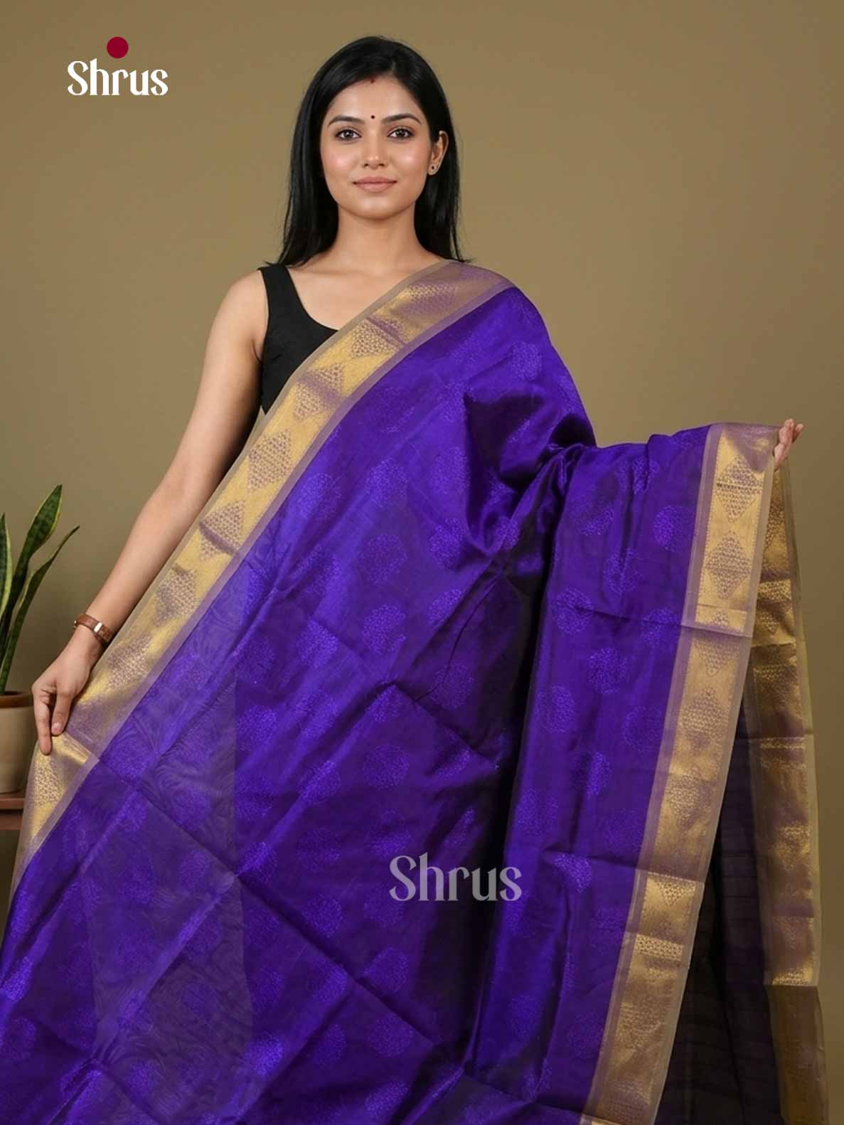 Silk Cotton Saree - EI01002