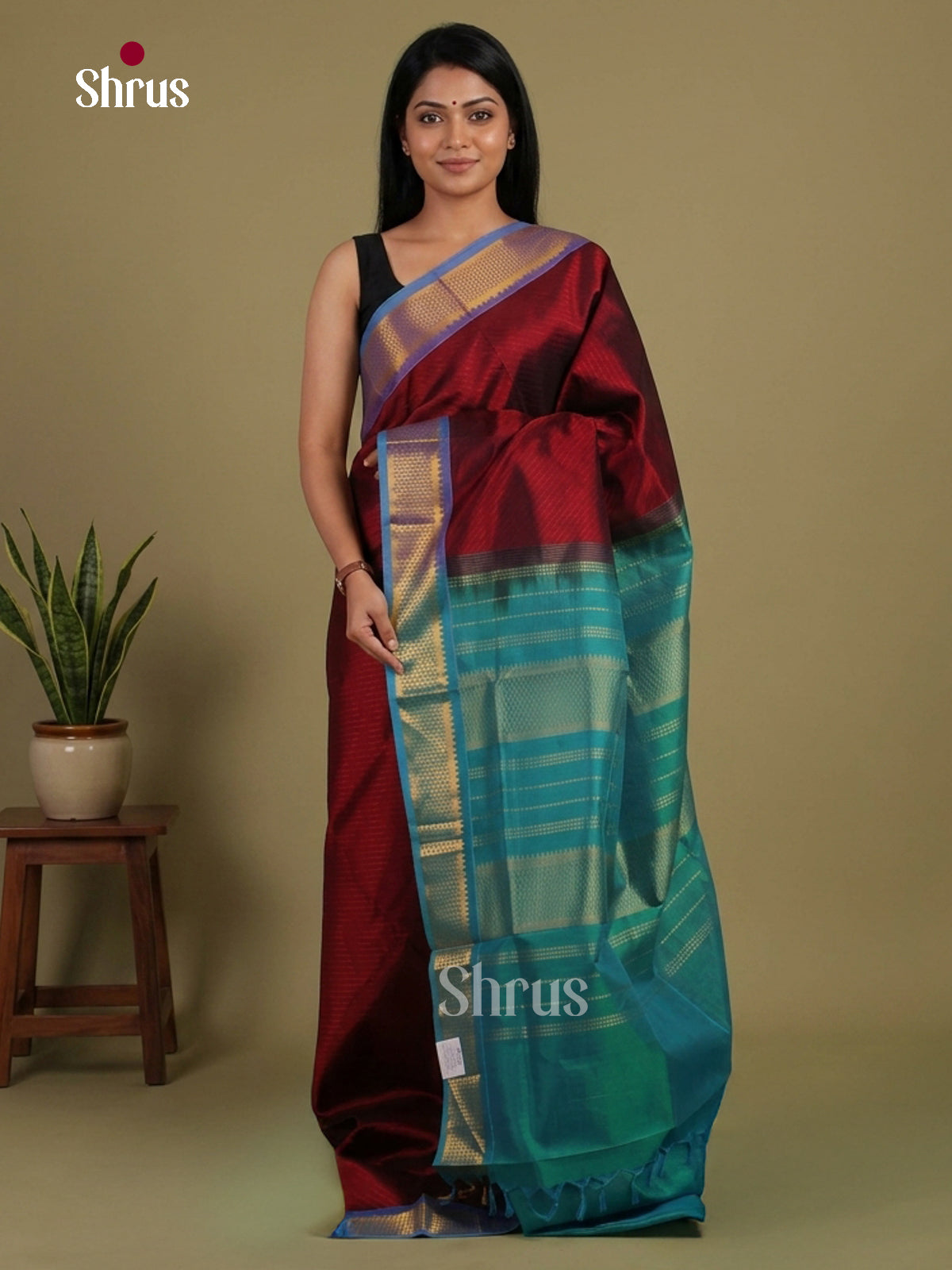 Silk Cotton Saree - EI01037
