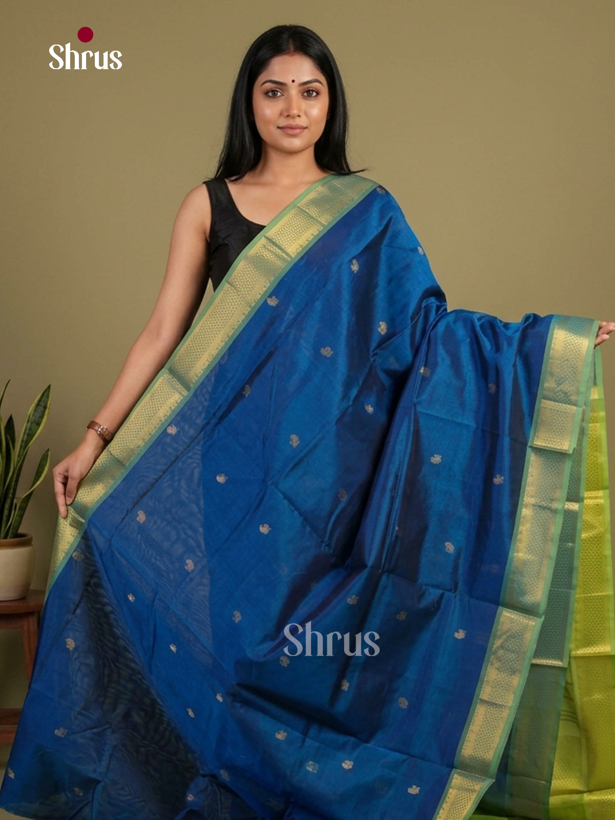 Silk Cotton Saree - EI01067