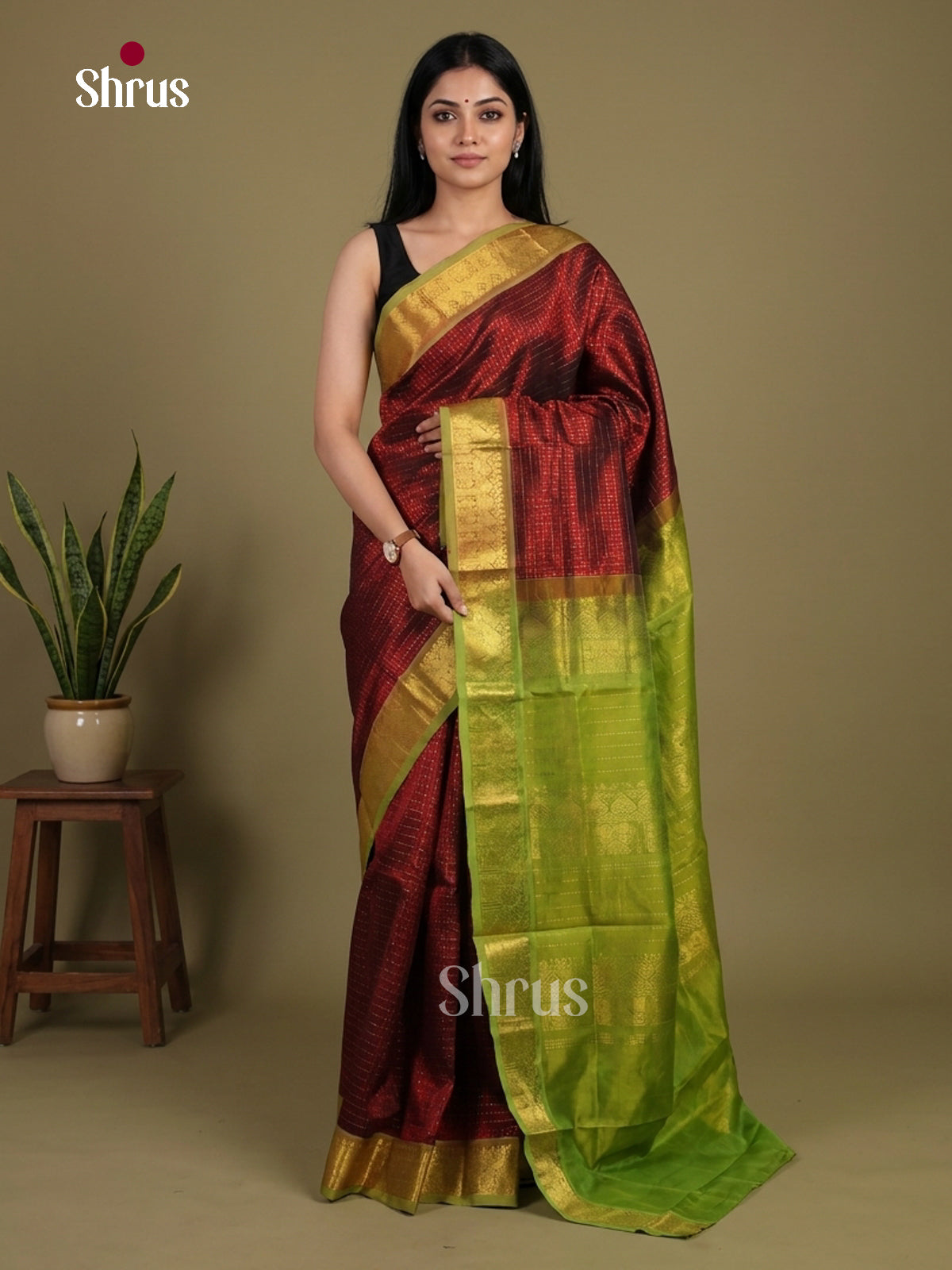 Silk Cotton Saree - EI01105