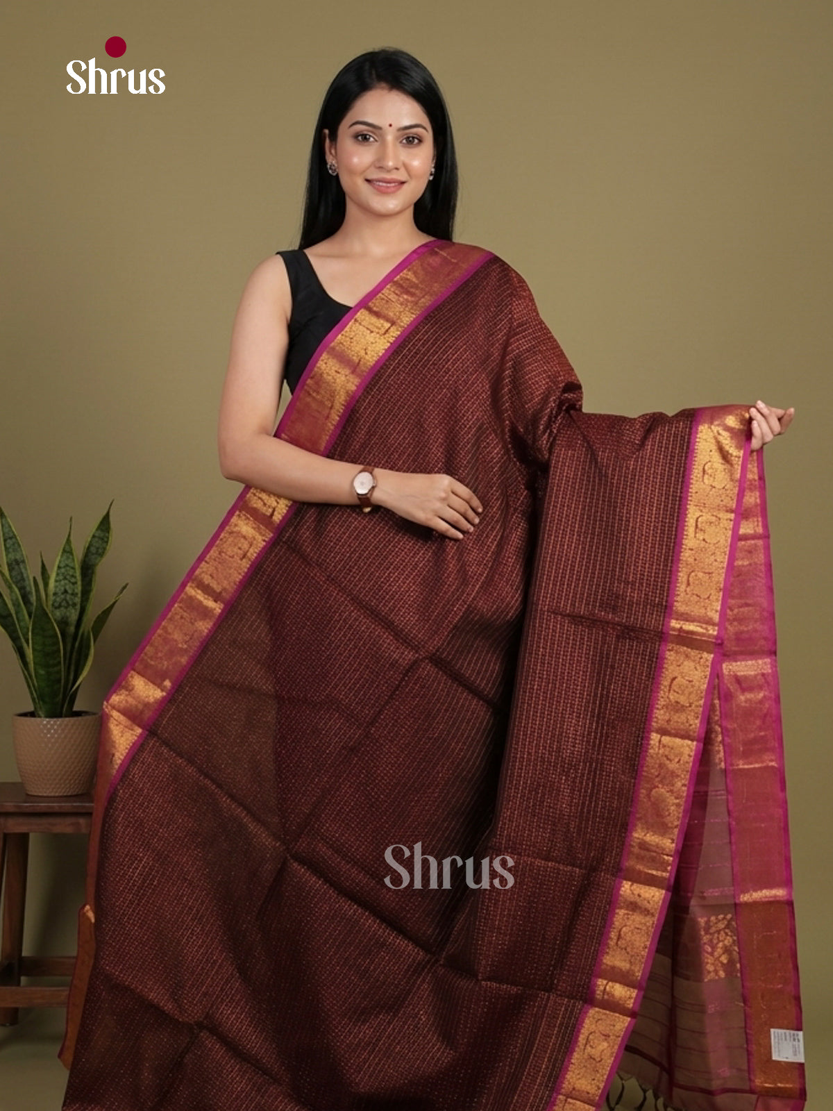Silk Cotton Saree - EI01107