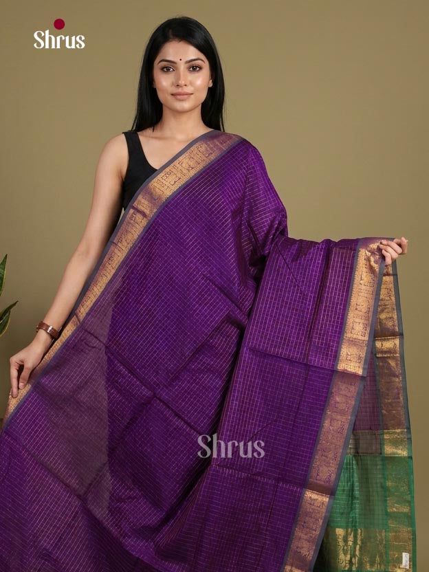 Silk Cotton Saree - EI01130
