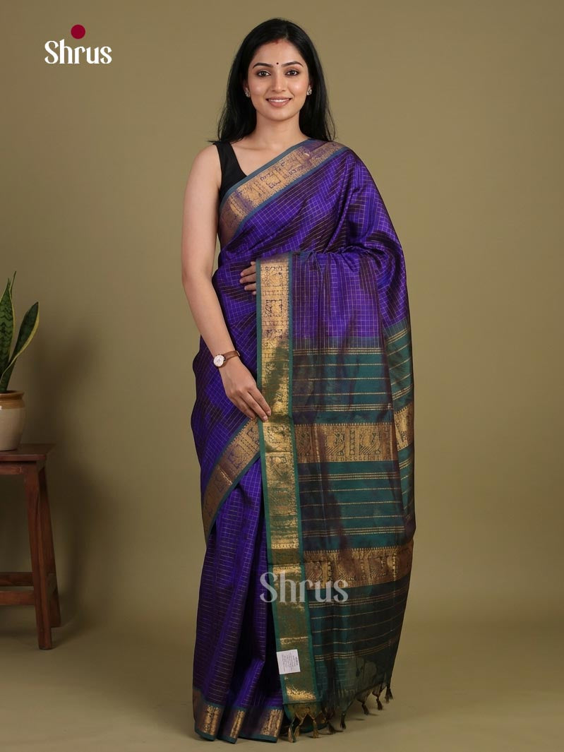 Silk Cotton Saree - EI01140
