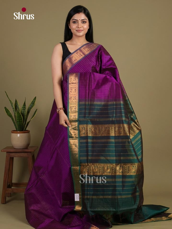 Silk Cotton Saree - EI01141