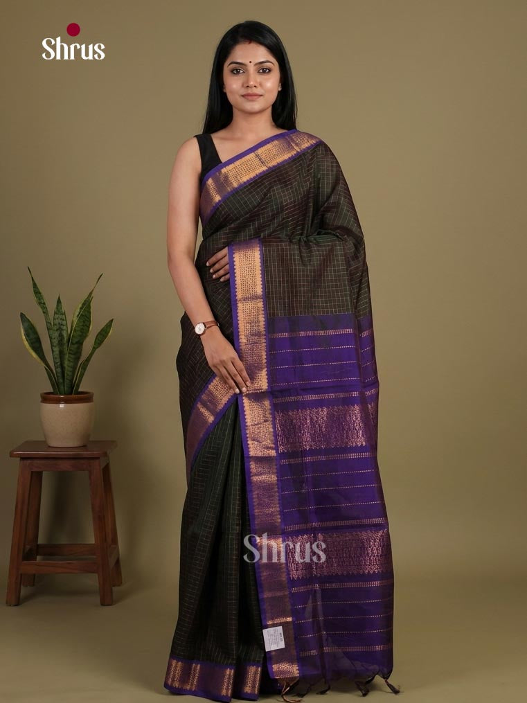 Silk Cotton Saree - EI01143