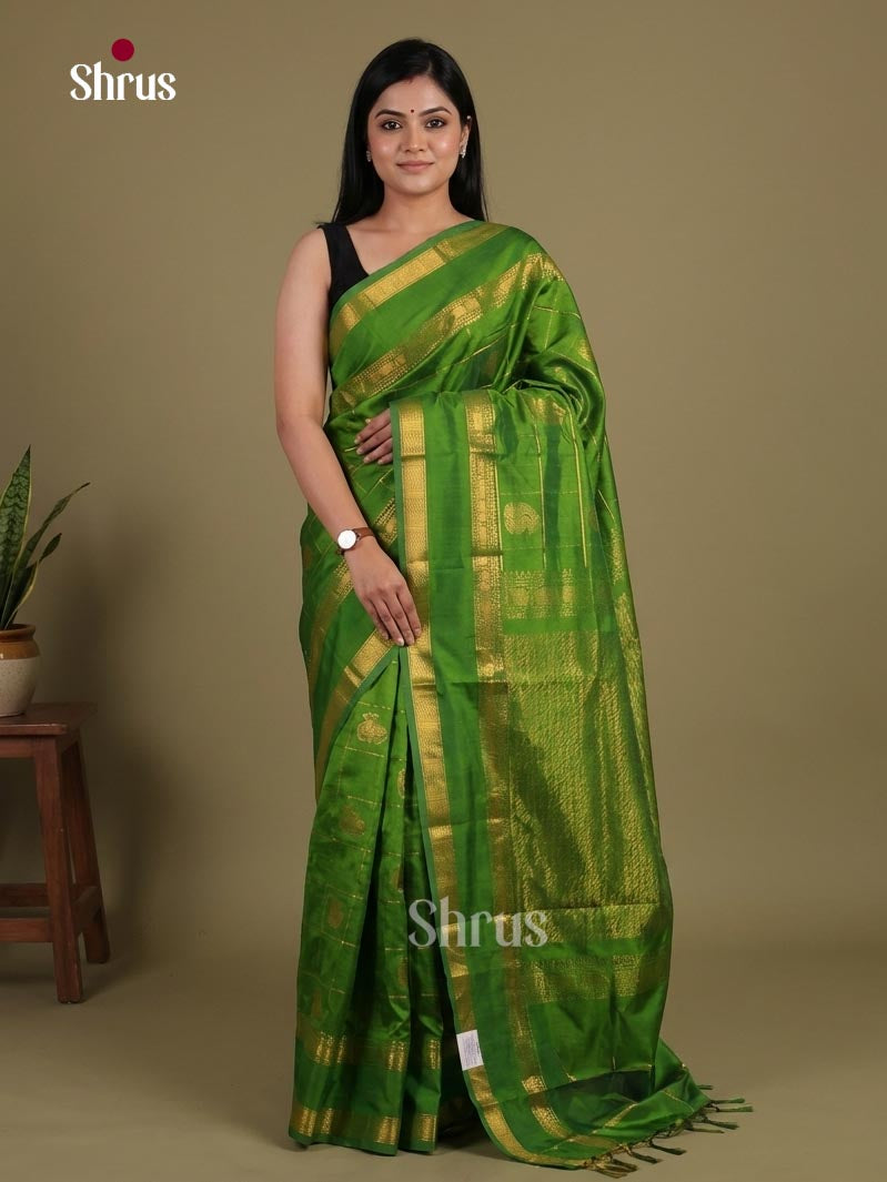 Silk Cotton Saree - EI01145