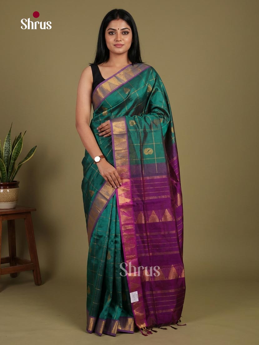 Silk Cotton Saree - EI01153