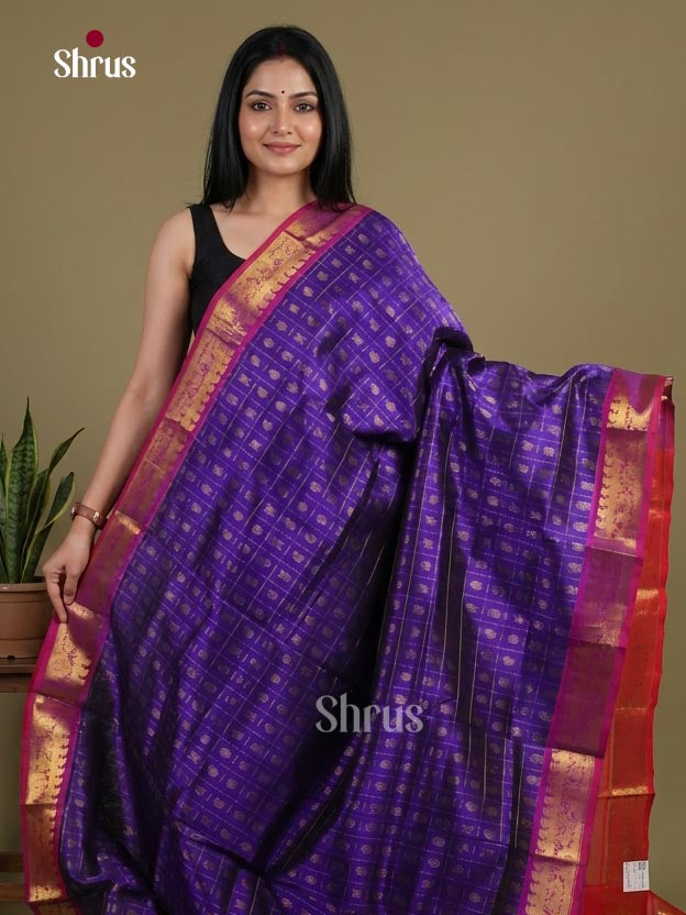Silk Cotton Saree - EI01159