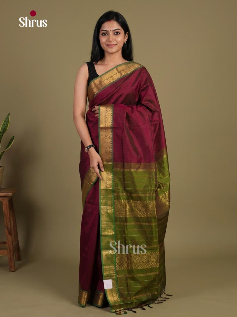 Silk Cotton Saree - EI01167