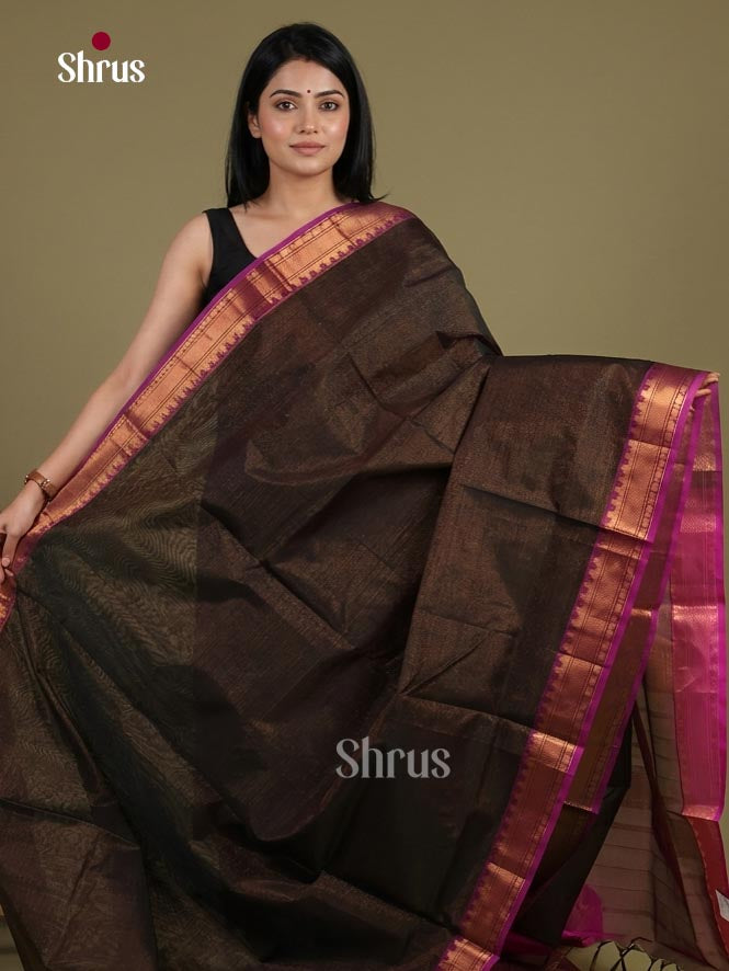 Silk Cotton Saree - EI01172