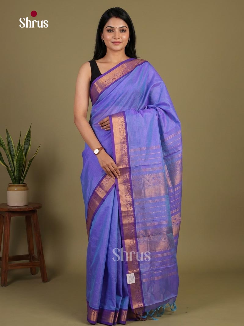 Silk Cotton Saree - EI01199