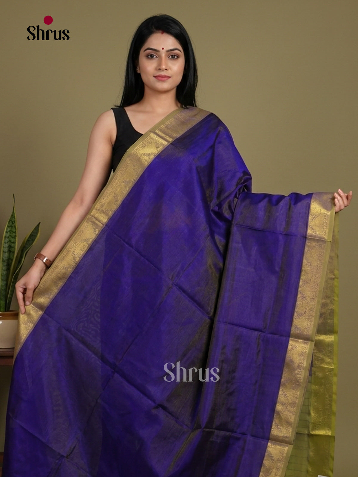 Silk Cotton Saree - EI01205