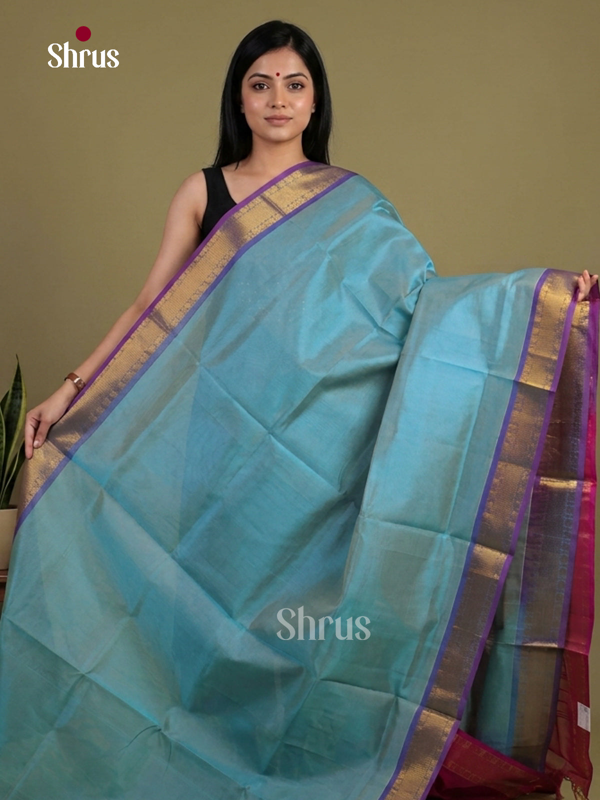 Silk Cotton Saree - EI01210