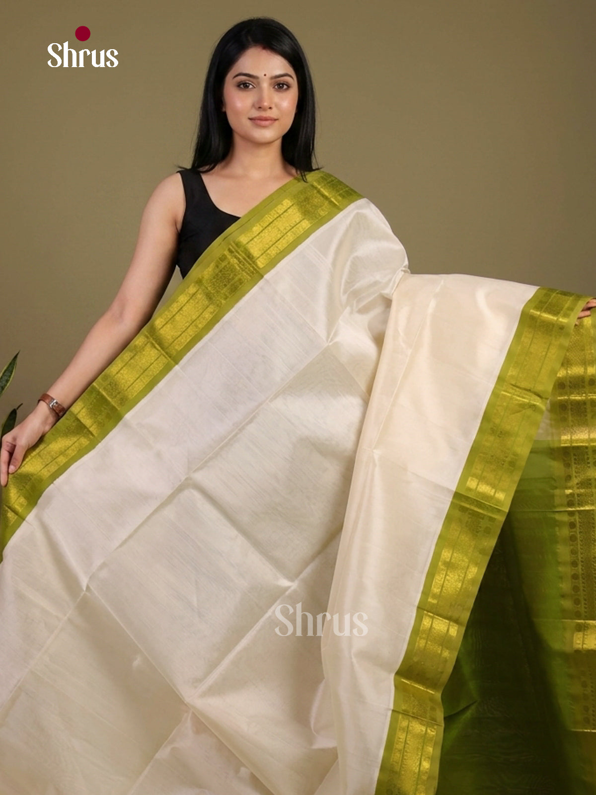 Silk Cotton Saree - EI01216