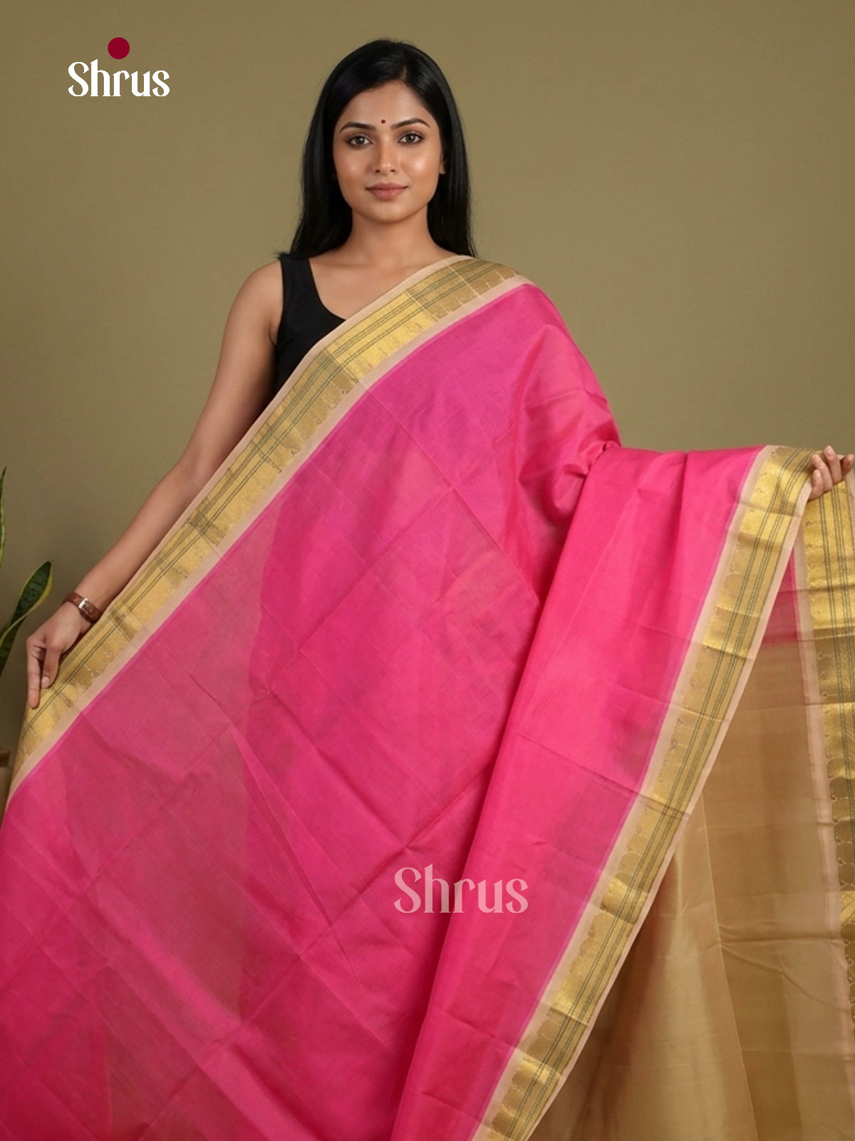 Silk Cotton Saree - EI01222