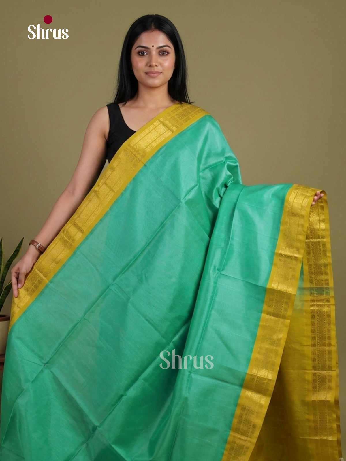 Silk Cotton Saree - EI01224