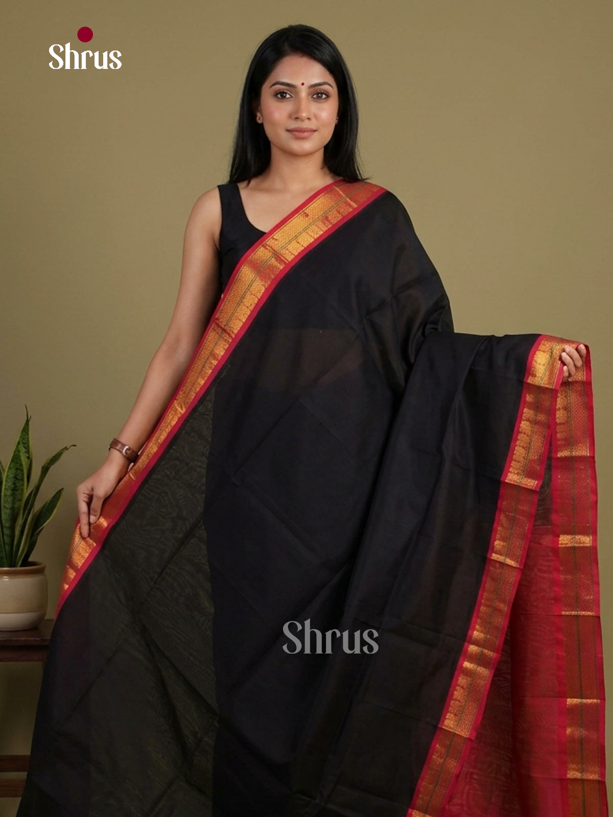Silk Cotton Saree - EI01232