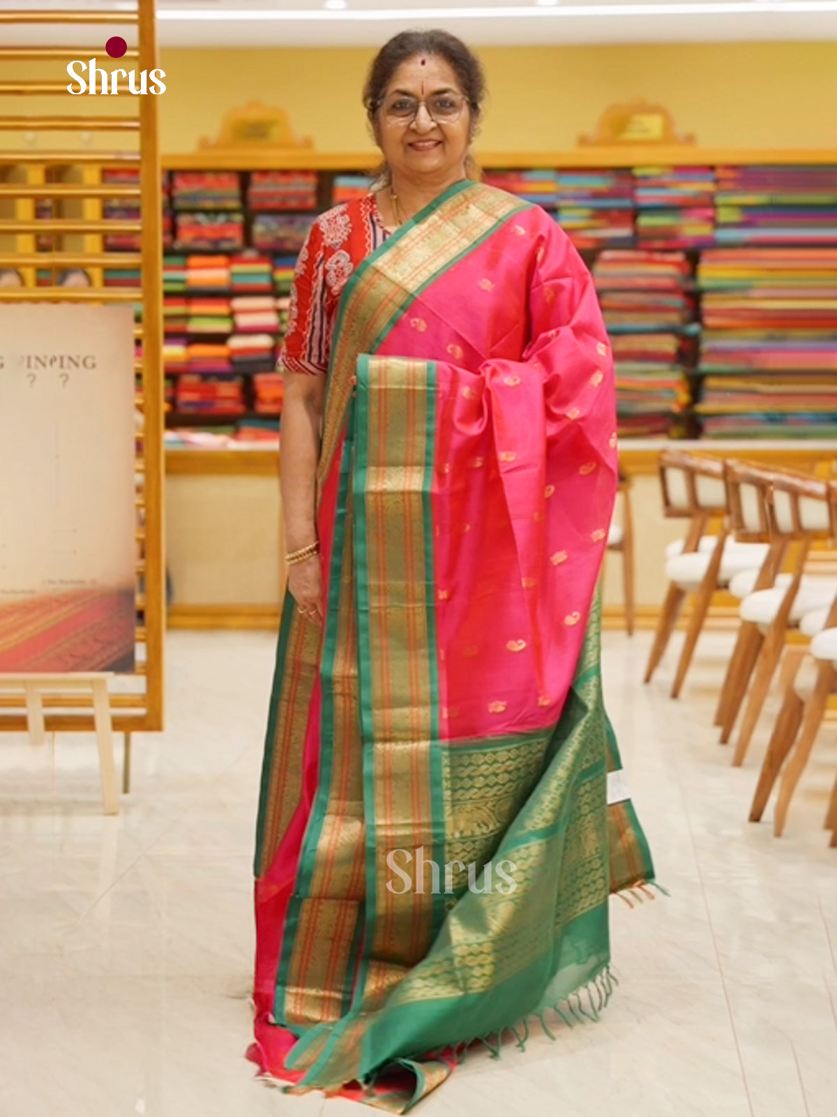 Silk Cotton Saree - EI01252