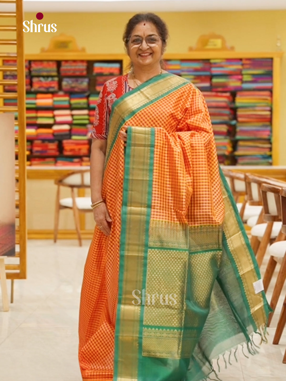 Silk Cotton Saree - EI01272