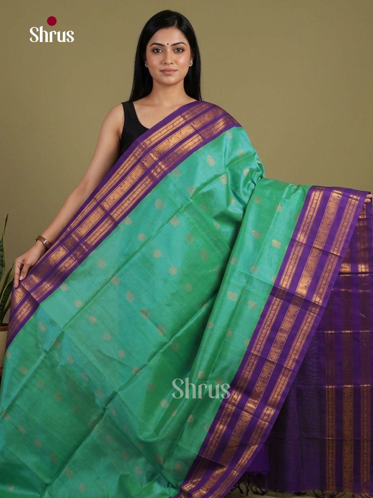 Silk Cotton Saree - EI01282