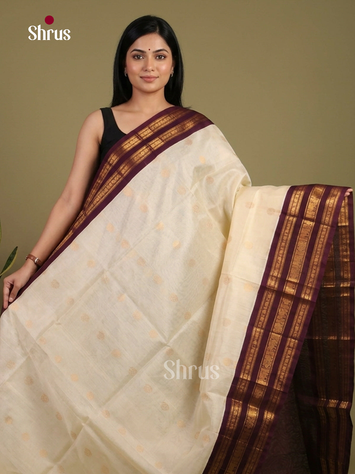 Silk Cotton Saree - EI01288
