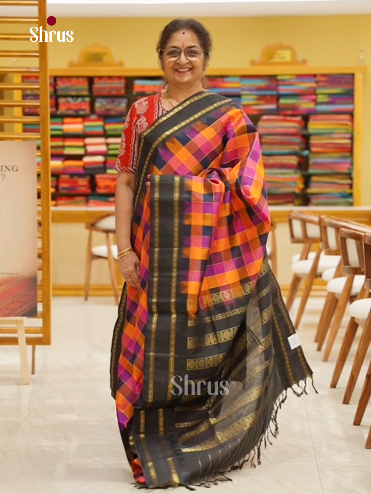 Silk Cotton Saree - EI01290