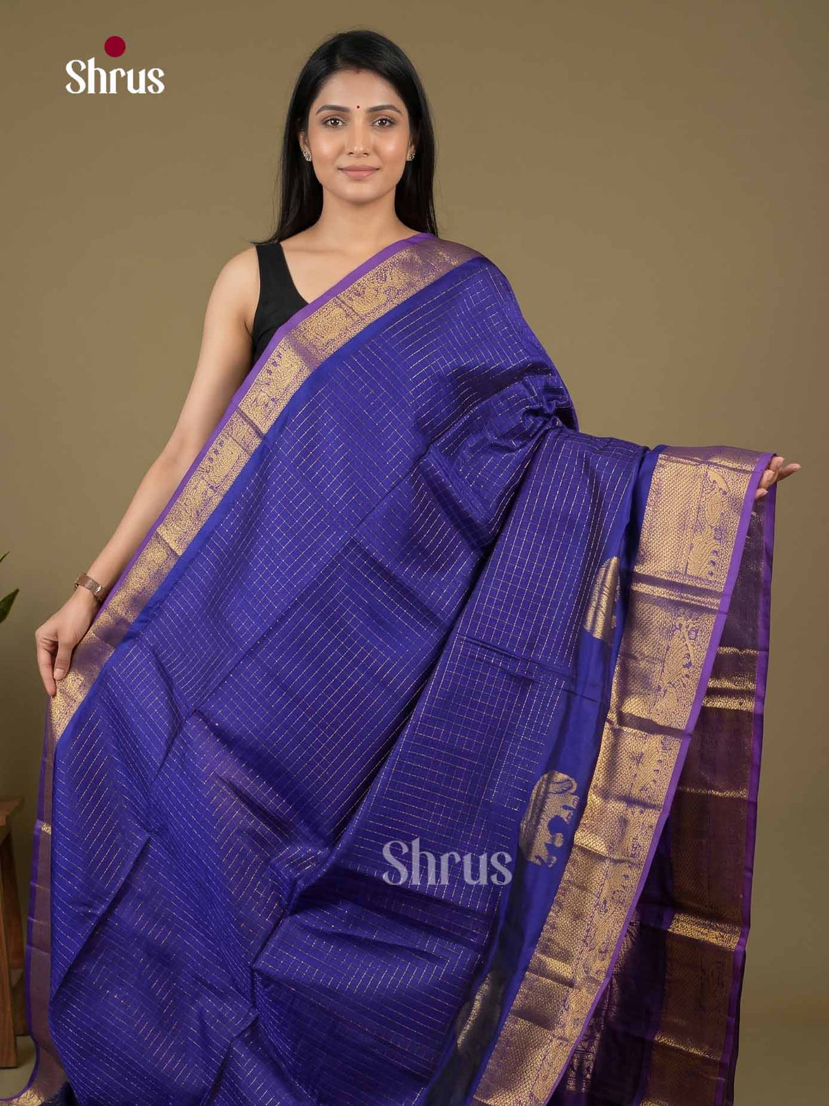 Silk Cotton Saree - EI01307