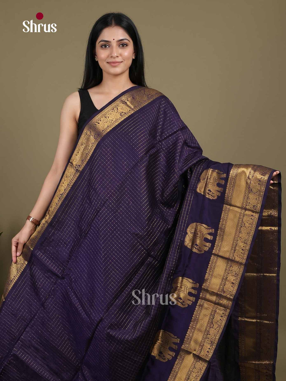 Silk Cotton Saree - EI01309