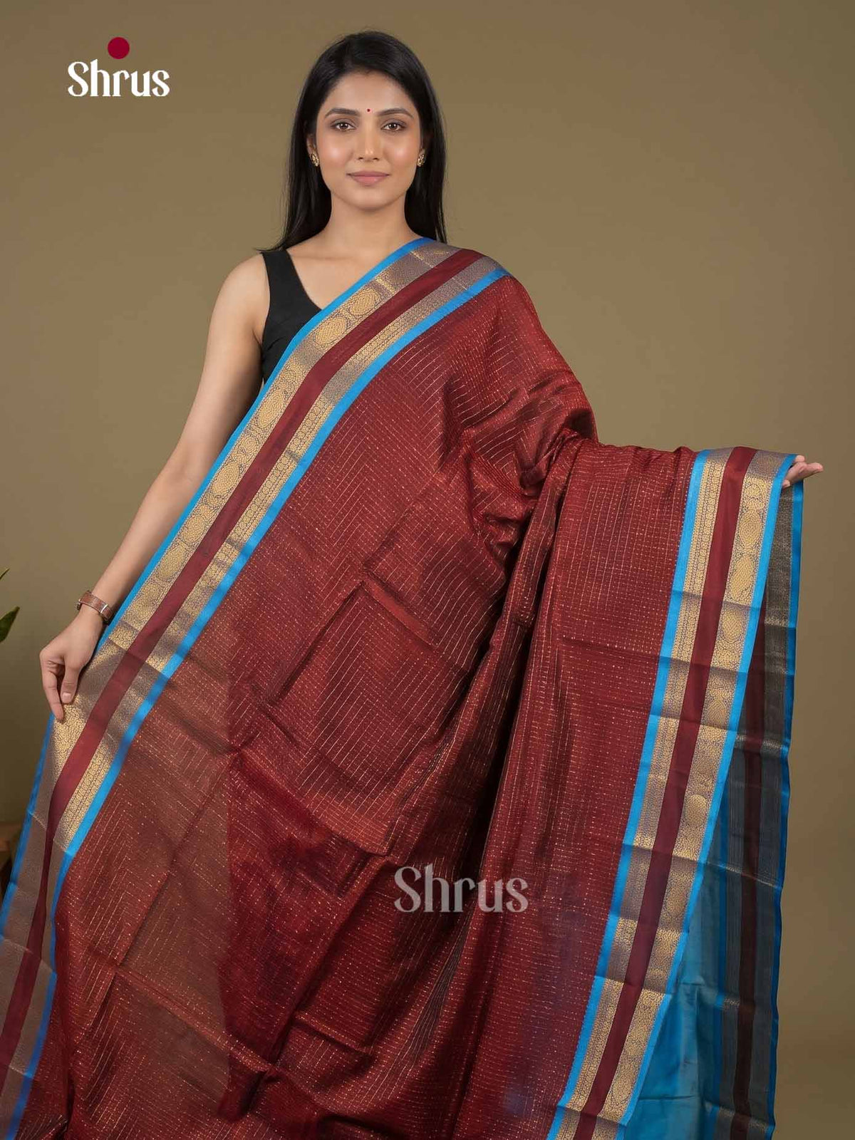 Silk Cotton Saree - EI01322