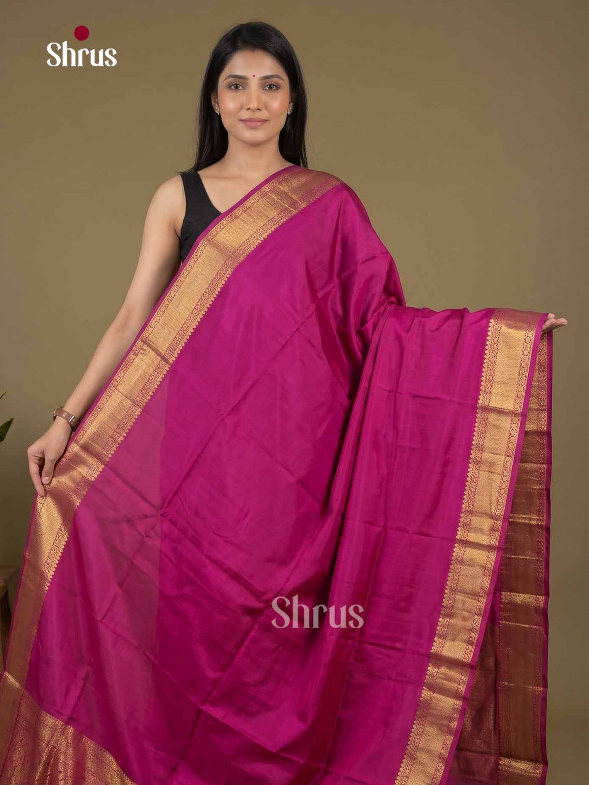 Silk Cotton Saree - EI01327