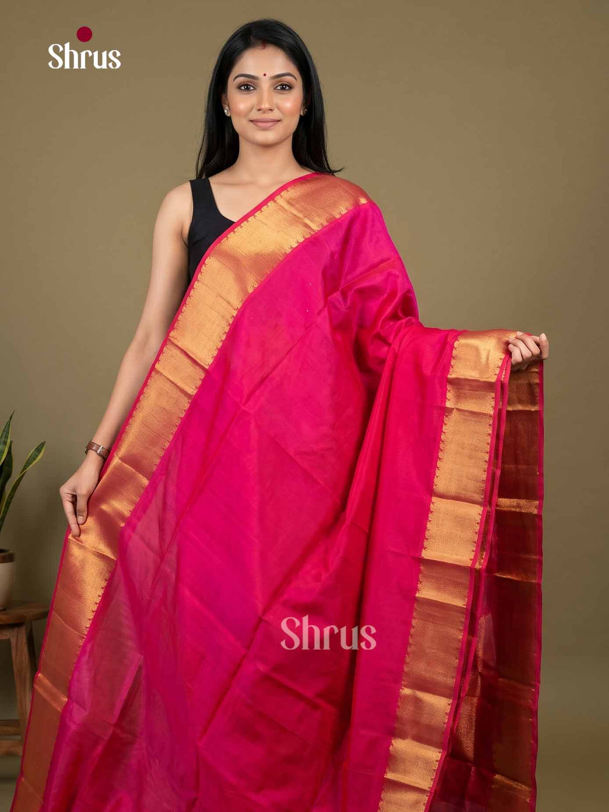 Silk Cotton Saree - EI01330