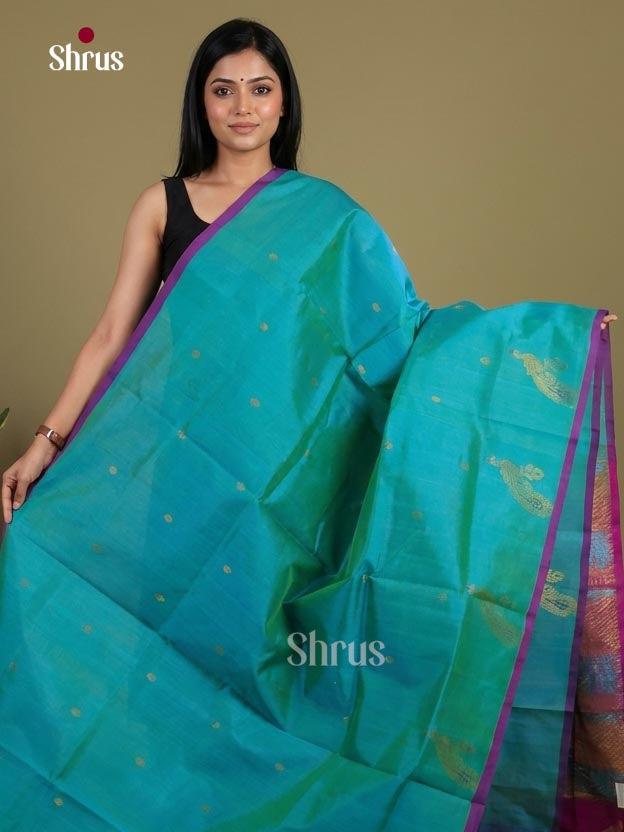 Silk Cotton Saree - EI01335