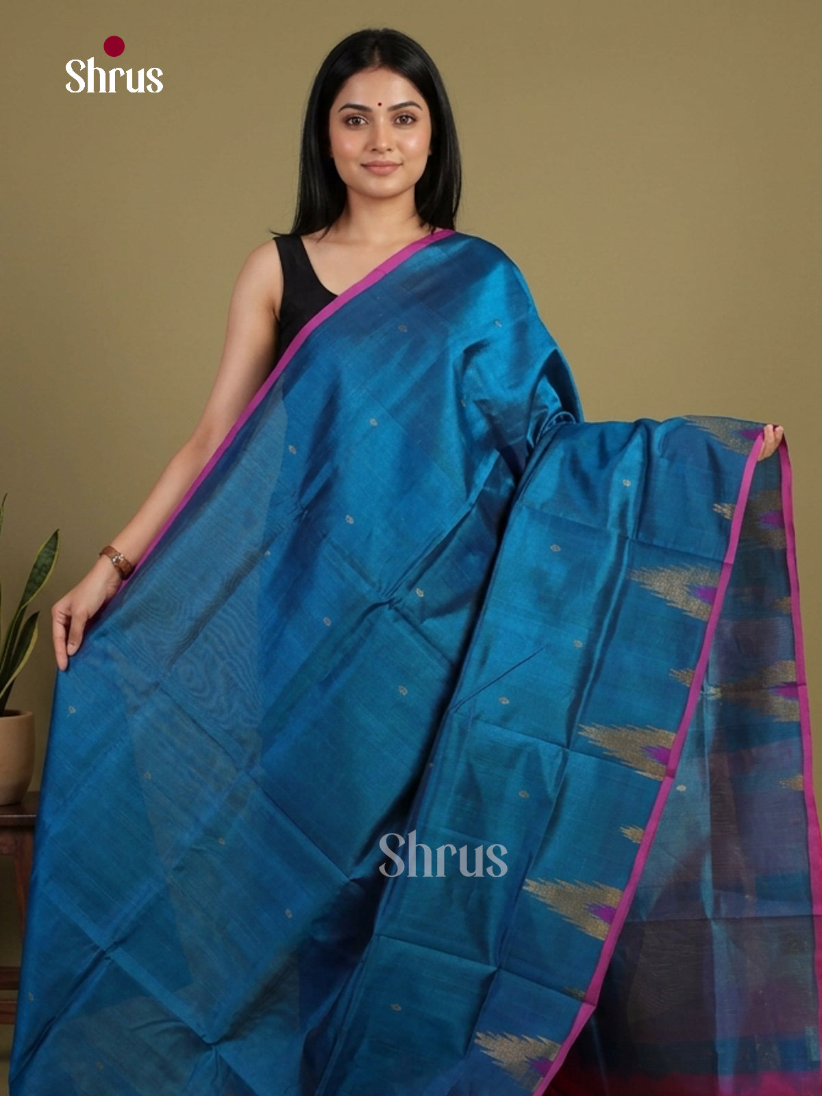 Silk Cotton Saree - EI01339