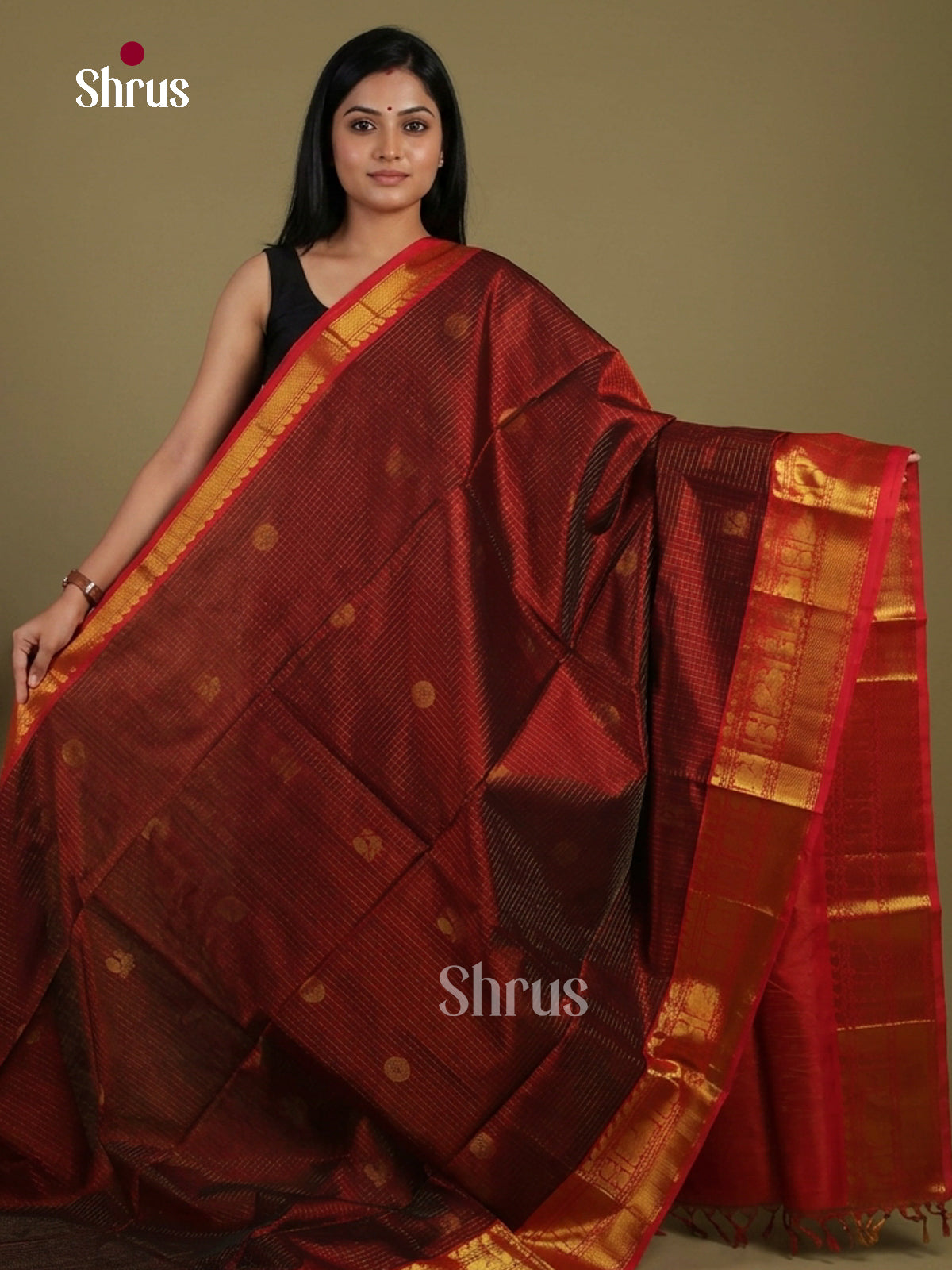 Silk Cotton Saree - EI01391